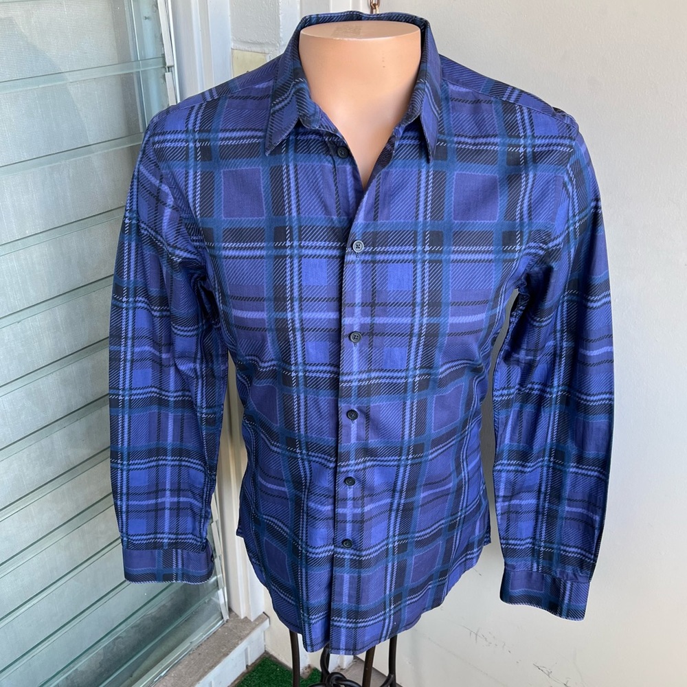Modern Givenchy men’s plaid dress shirt 16/41